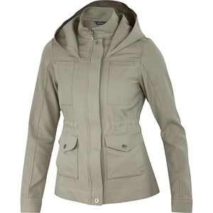 ibex Size Small Women’s Field Jacket in Cremini Khaki Green Utility